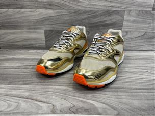 LOUIS VUITTON TRAIL SNEAKER GOLD/ORANGE MENS SIZE 10 Good  display picture 2